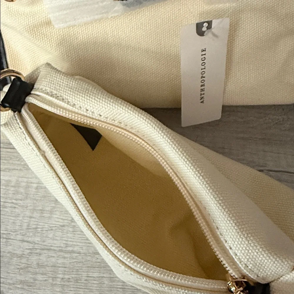 Anthropologie Black and Cream Crossbody Bag NWT - Picture 11 of 11